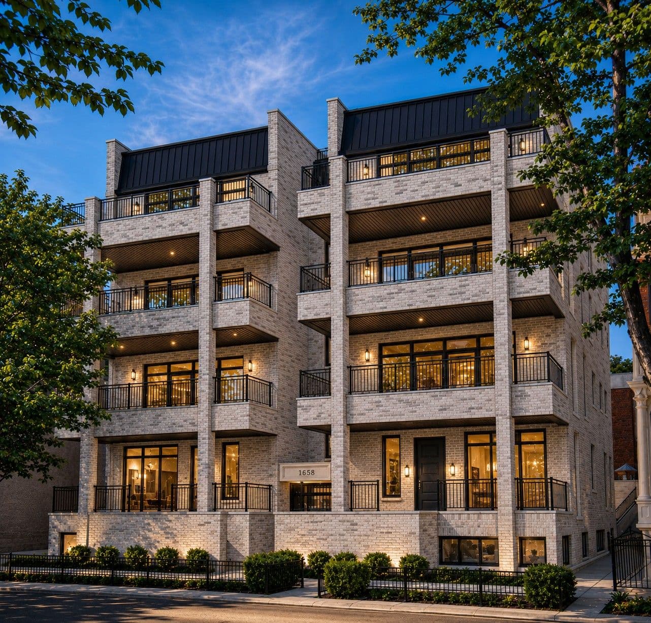 1658 N. Burling building rendering